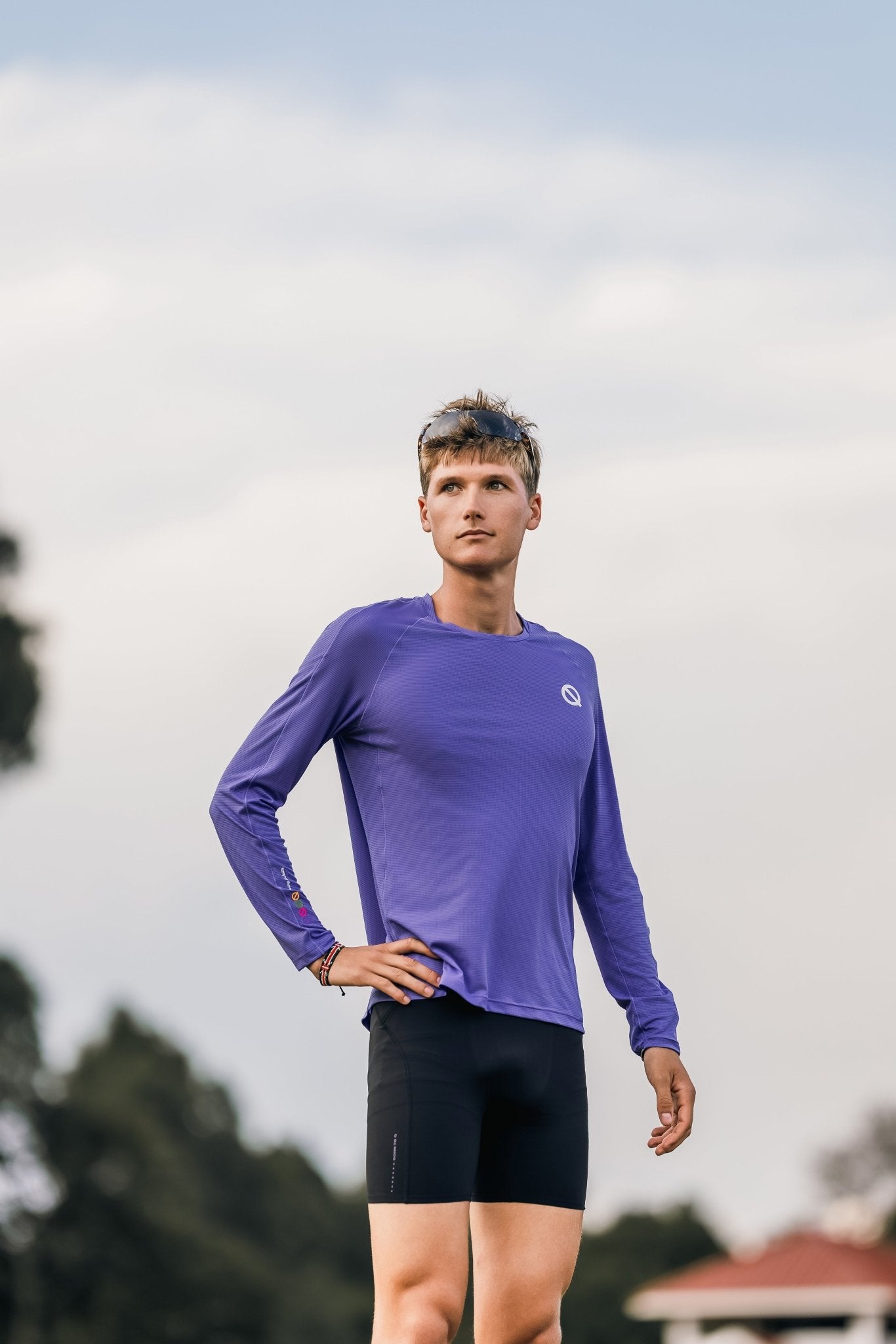 AirMesh Men's Long Sleeve Running T-Shirt - QK Running