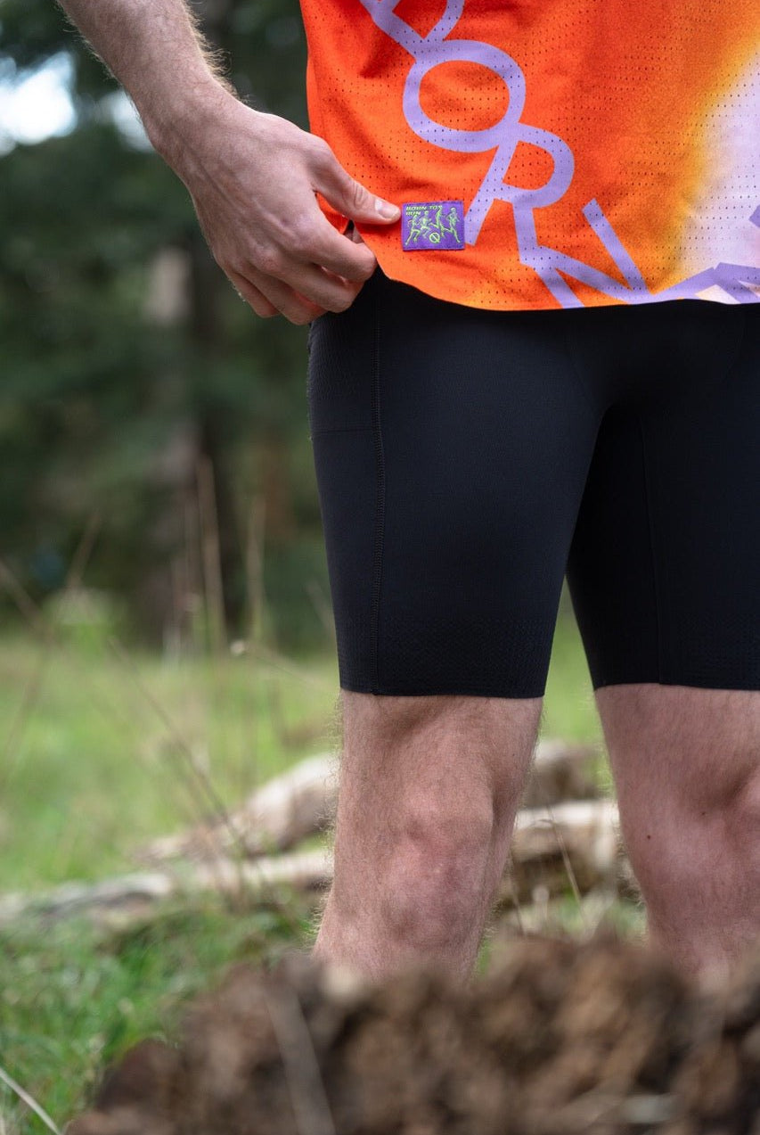 Elastic Monster Men's Max Pocket Running Half Tights - QK Running