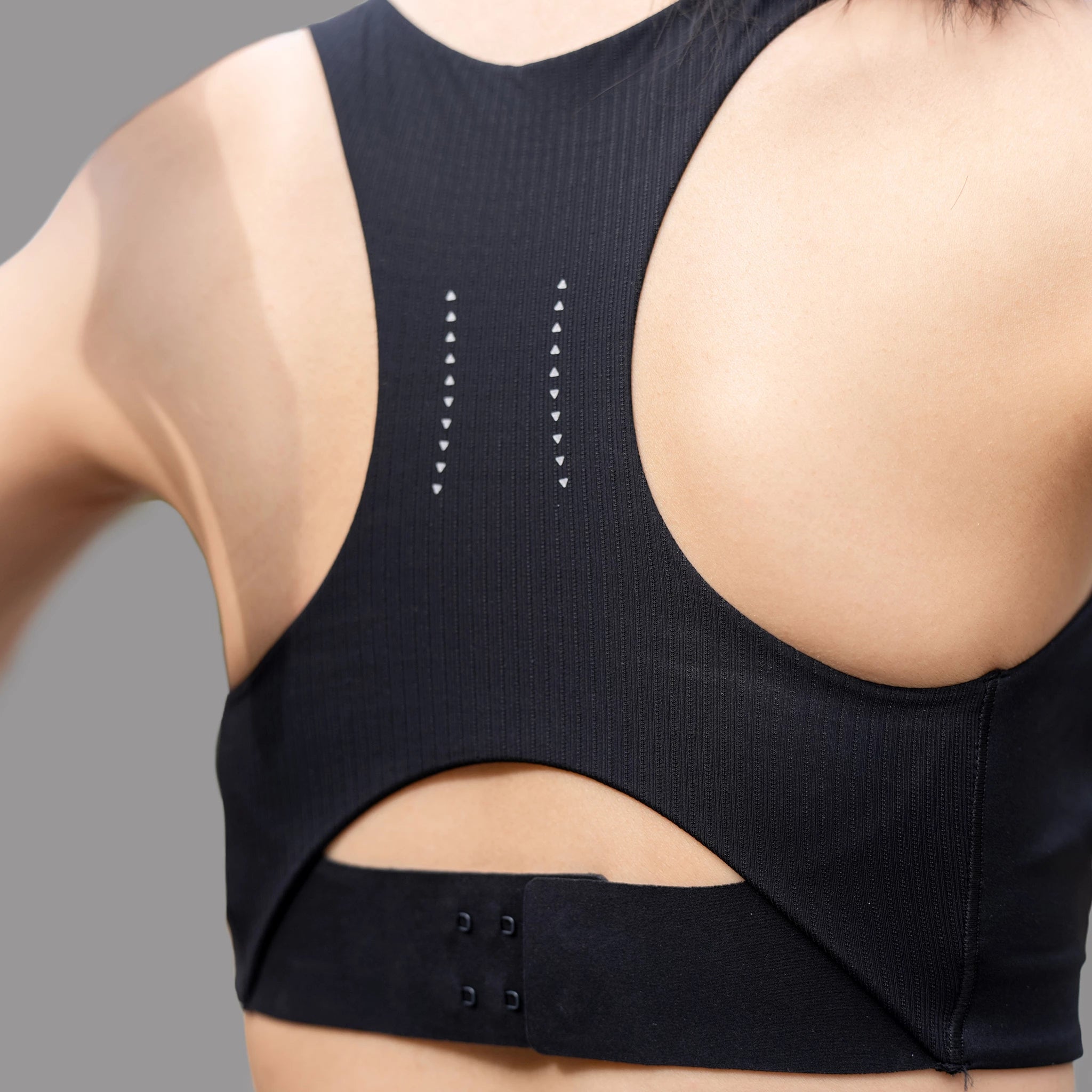High support sports bra black