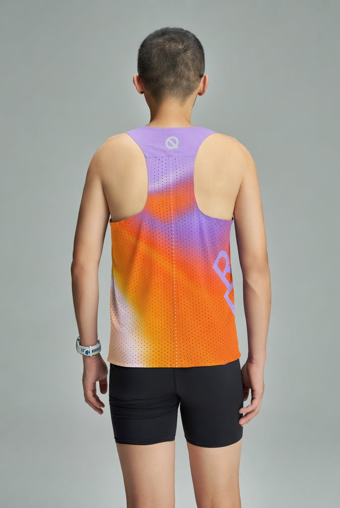 MasterWick Men's Race Singlet Golden Hour Edition - QK Running