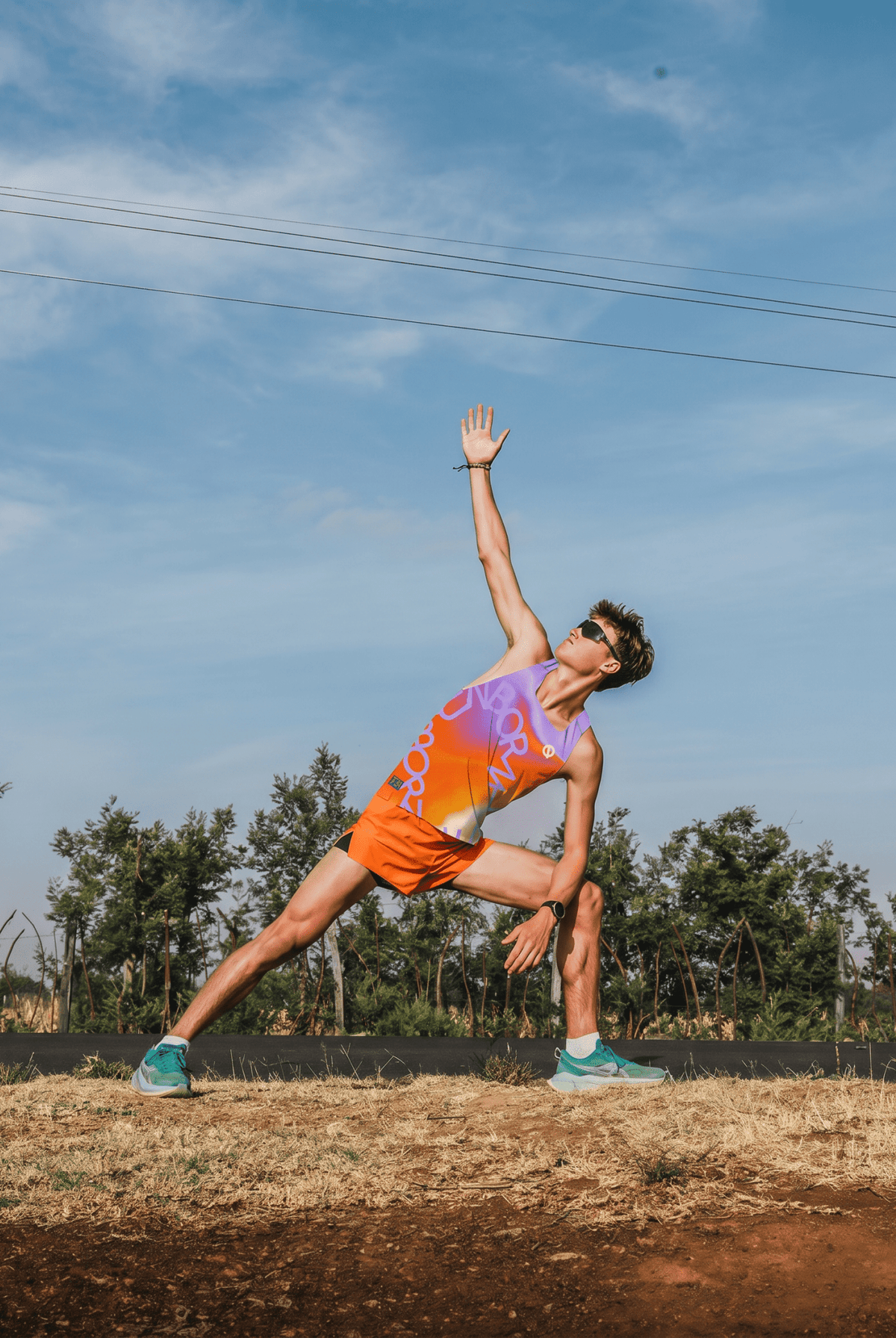 MasterWick Men's Race Singlet Golden Hour Edition - QK Running