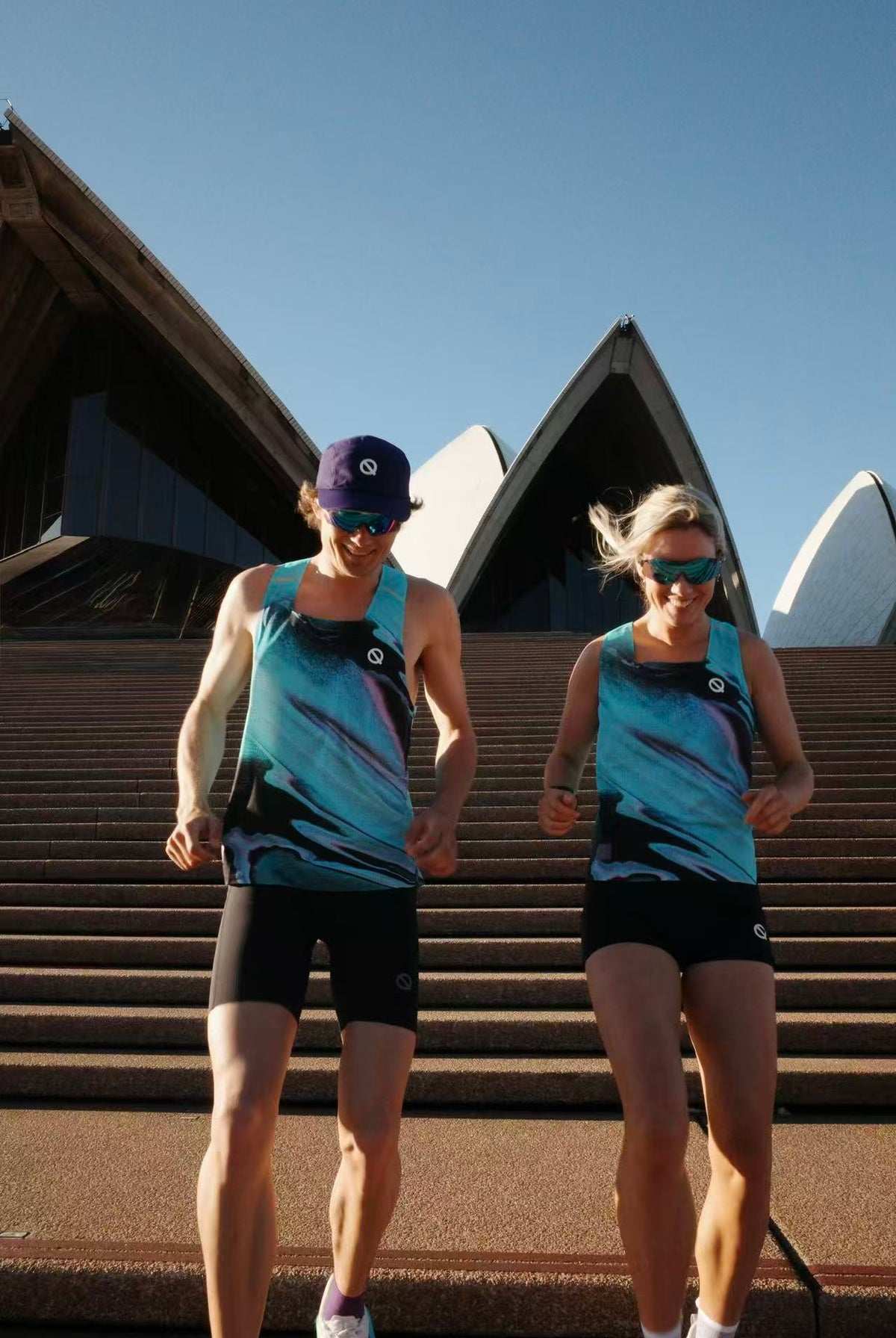 MasterWick Men's Race Singlet Sydney 2026 Limited Edition - Sydney Mirage - QK Running