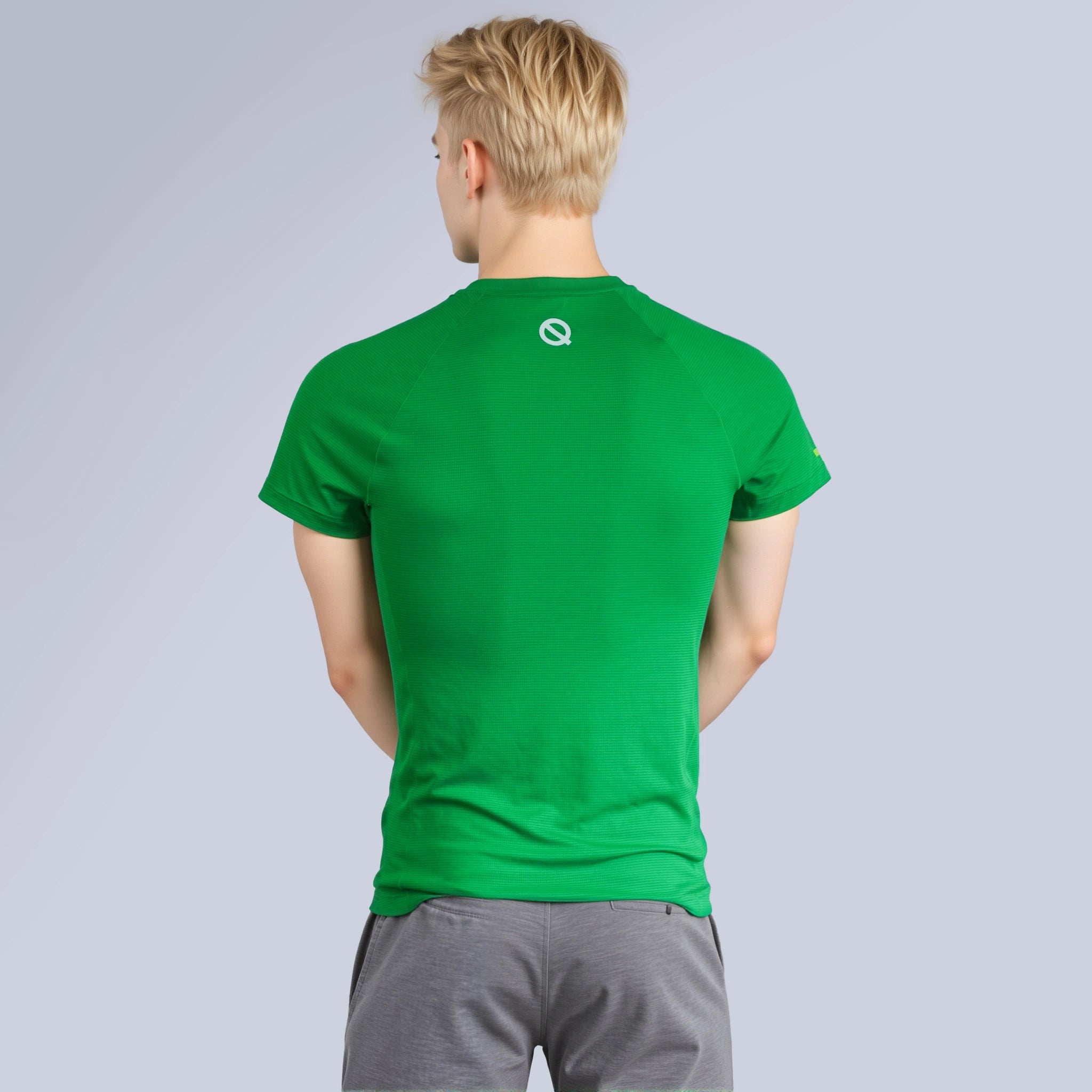 Men Air Mesh T-shirt green color