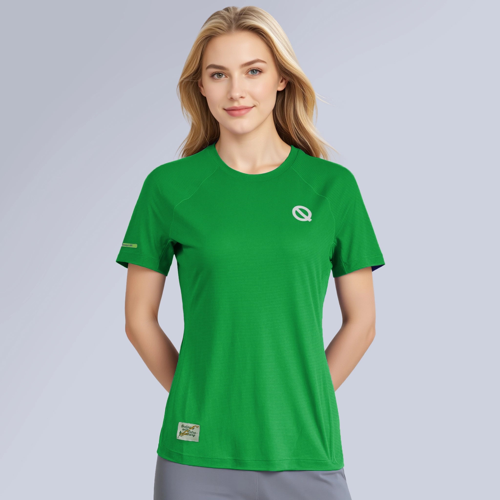 Women Air Mesh T-shirt green