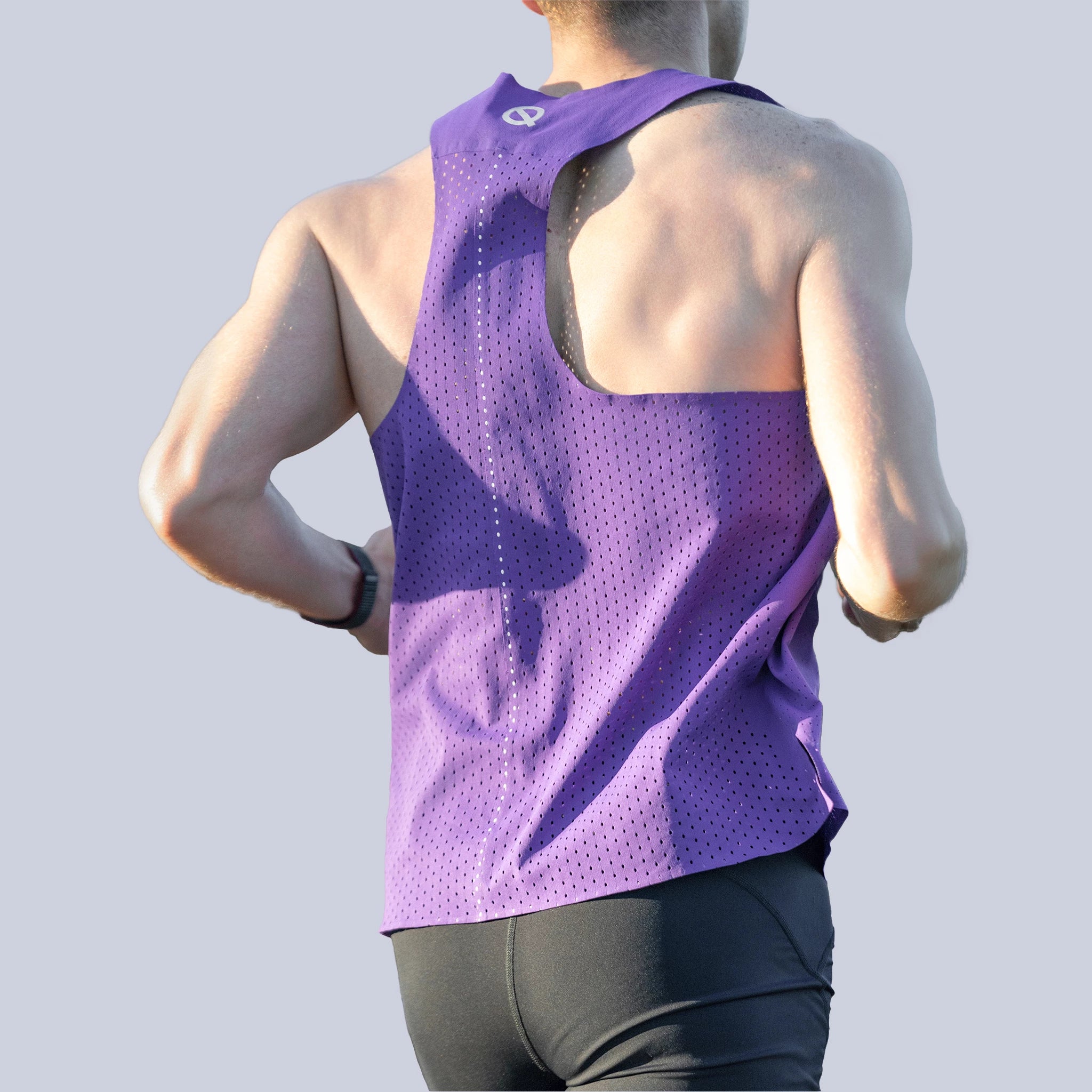 Mens Sweat-Master Tank purple