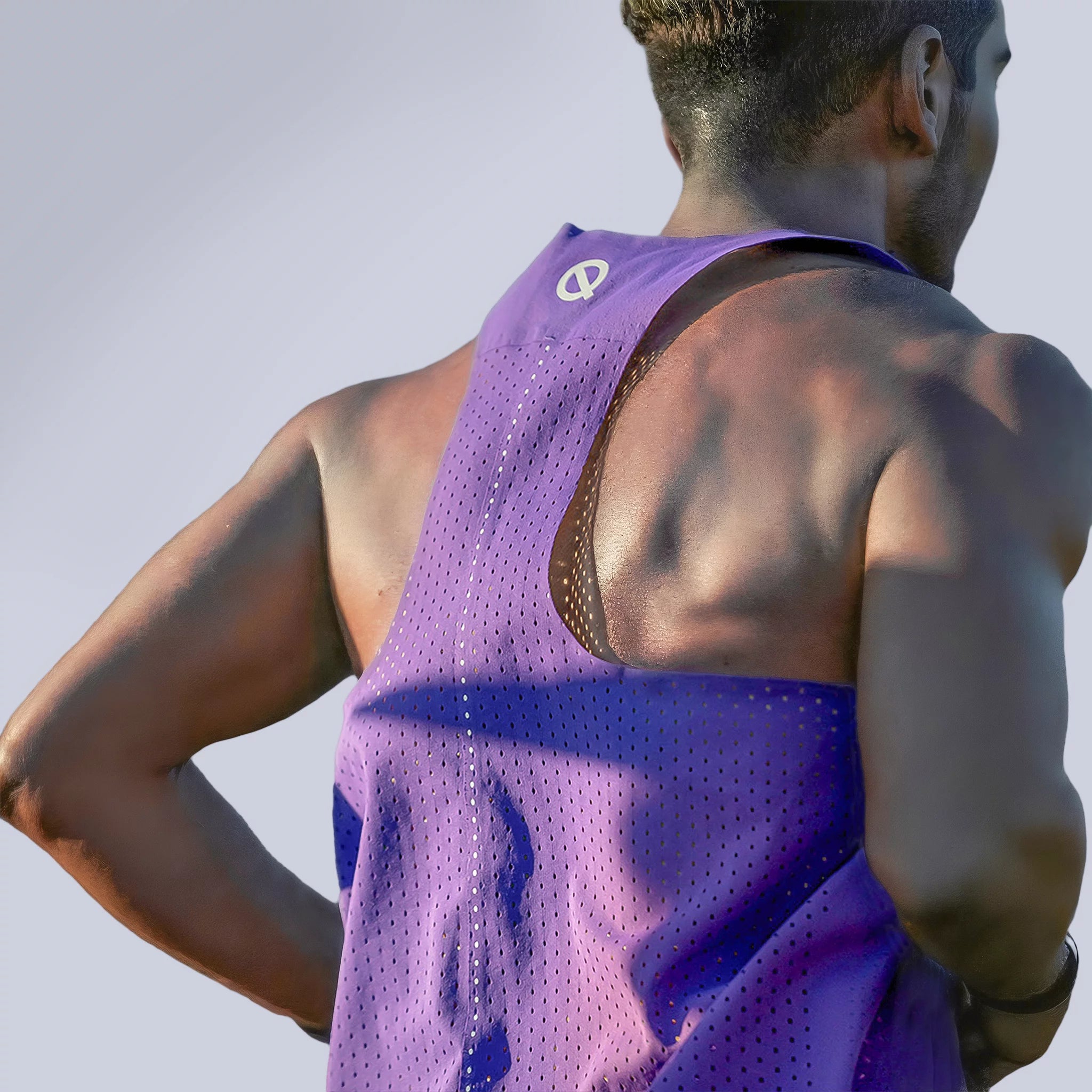 Mens Sweat-Master Tank purple