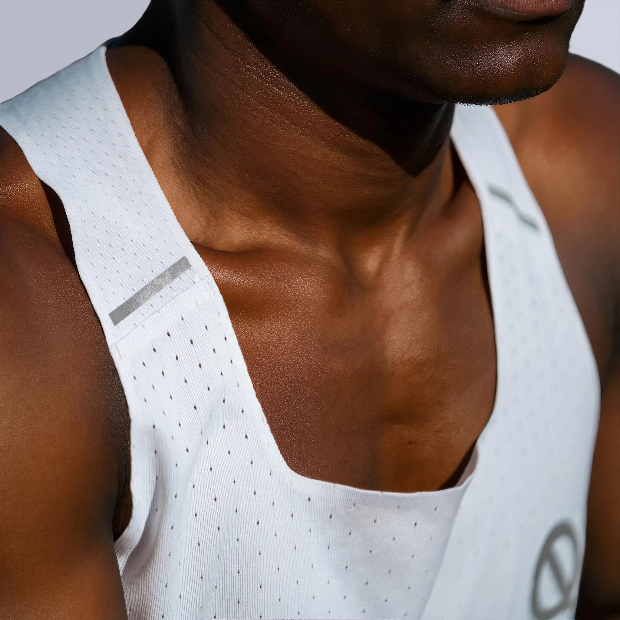 Mens Sweat-Master Tank white