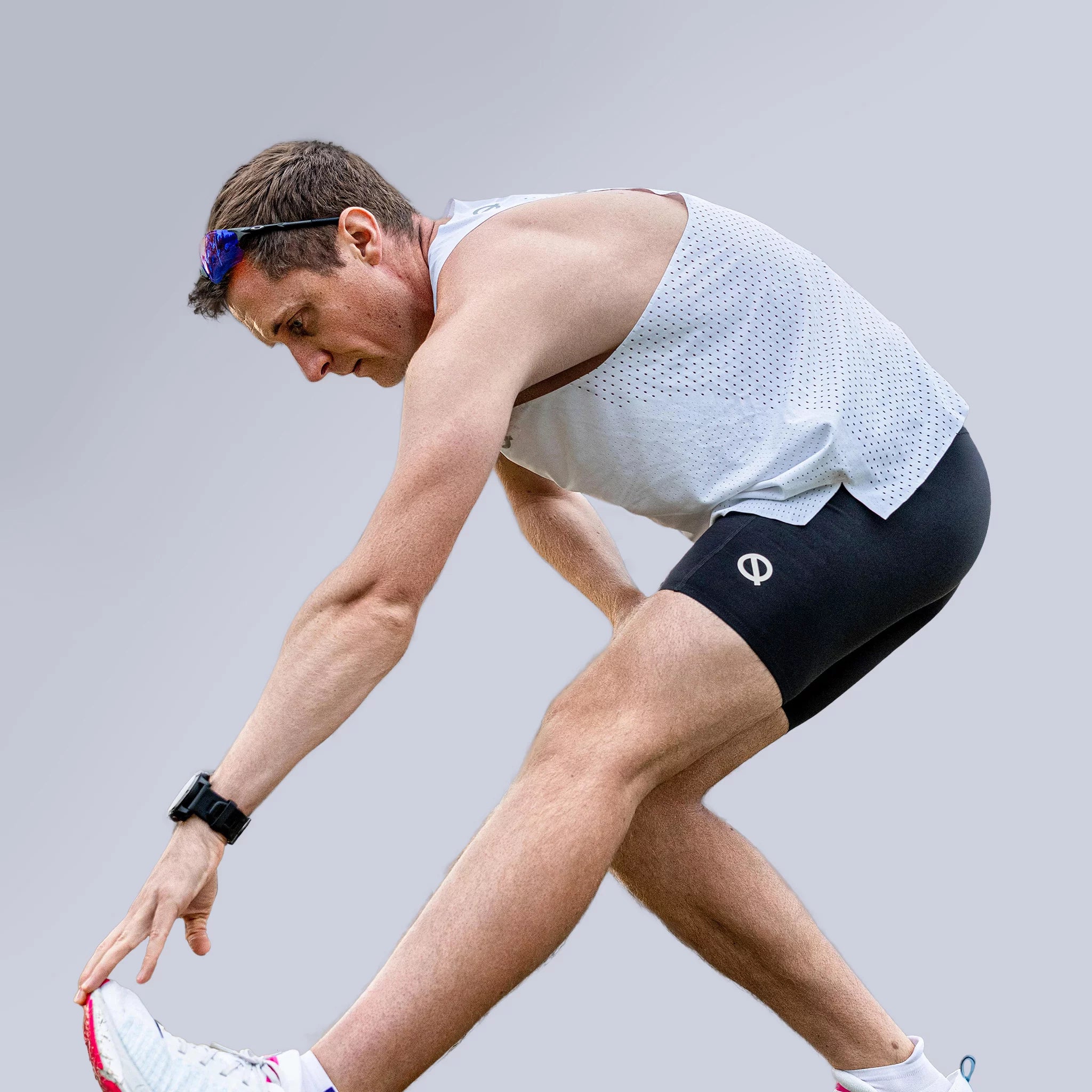 Mens Sweat-Master Tank white