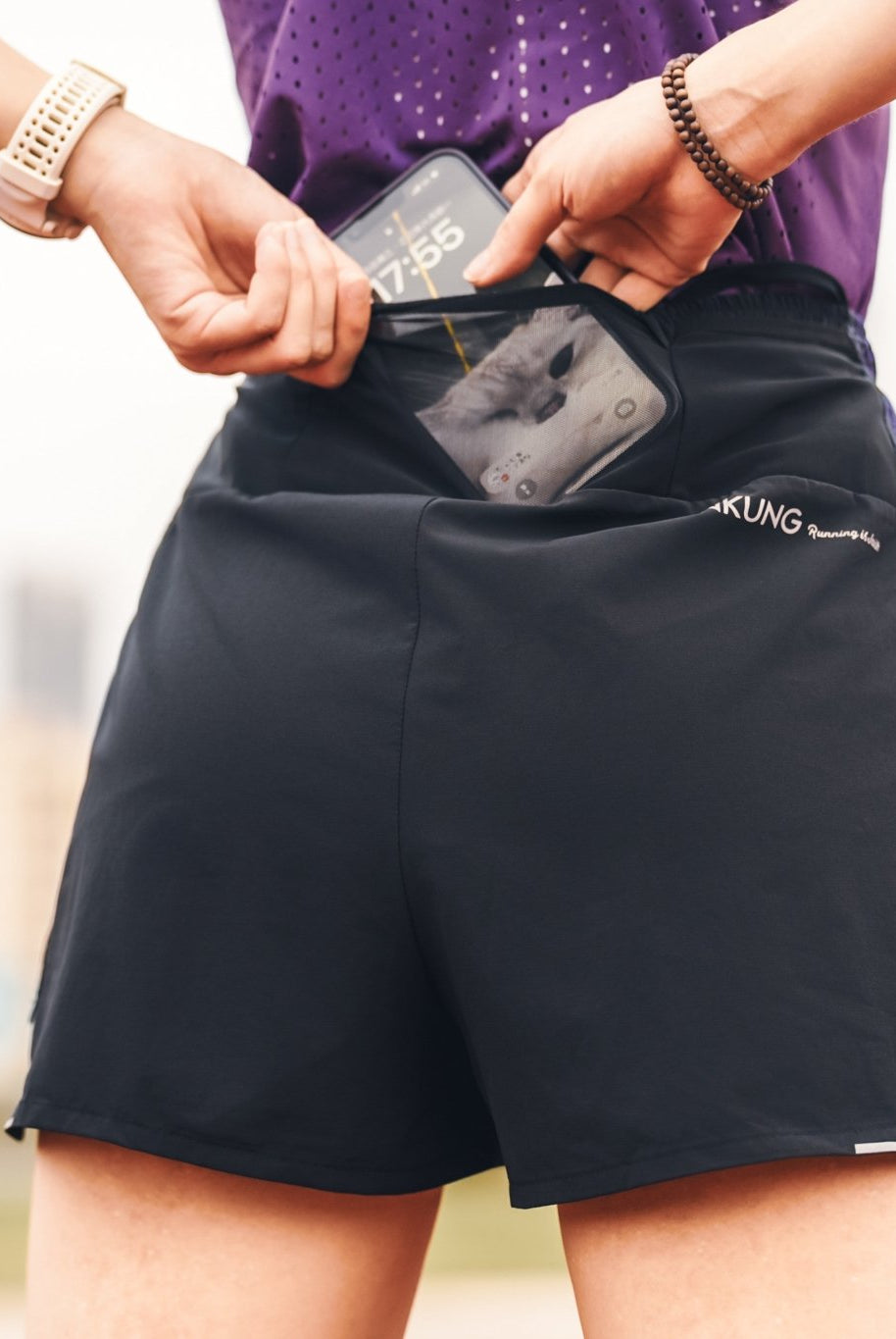 Phantom Men's Split Shorts 4" - QK Running