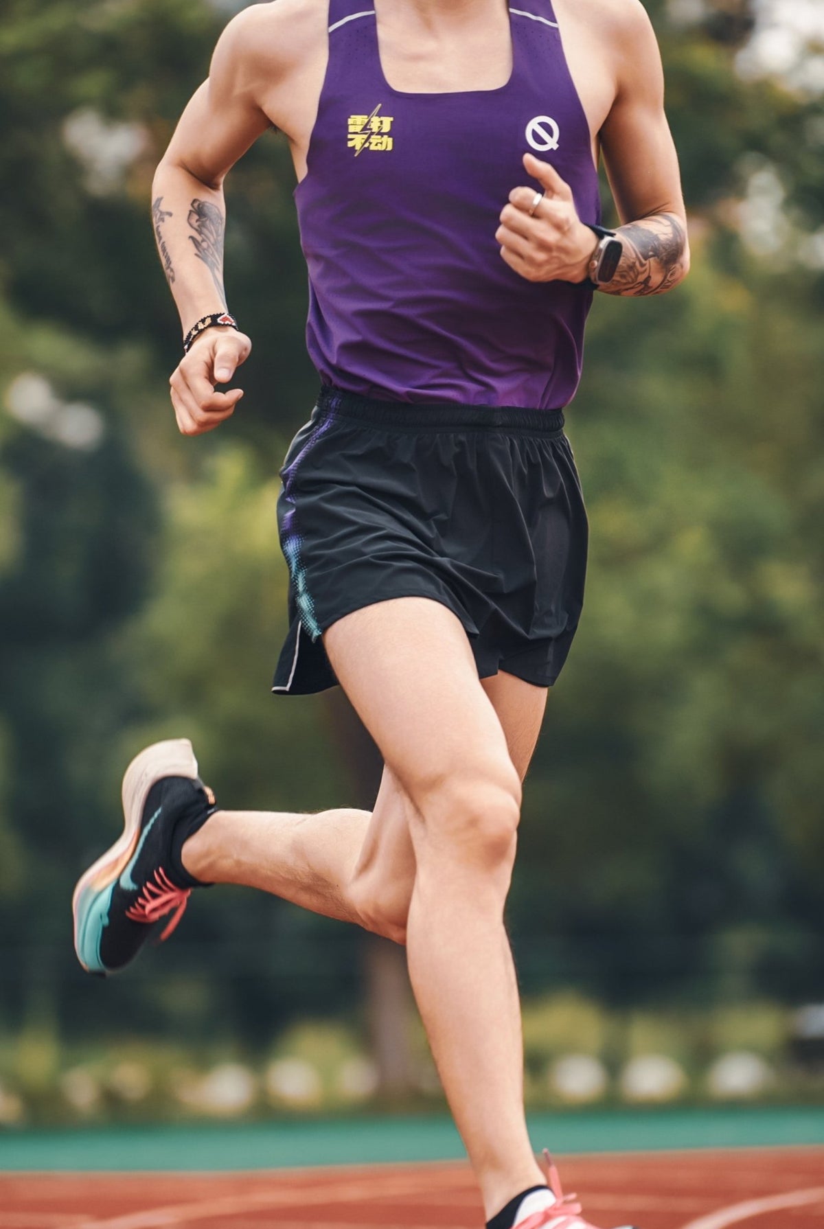 Phantom Men's Split Shorts 4" - QK Running