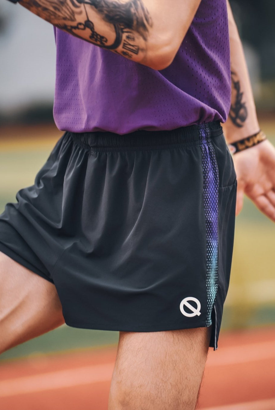 Phantom Men's Split Shorts 4" - QK Running