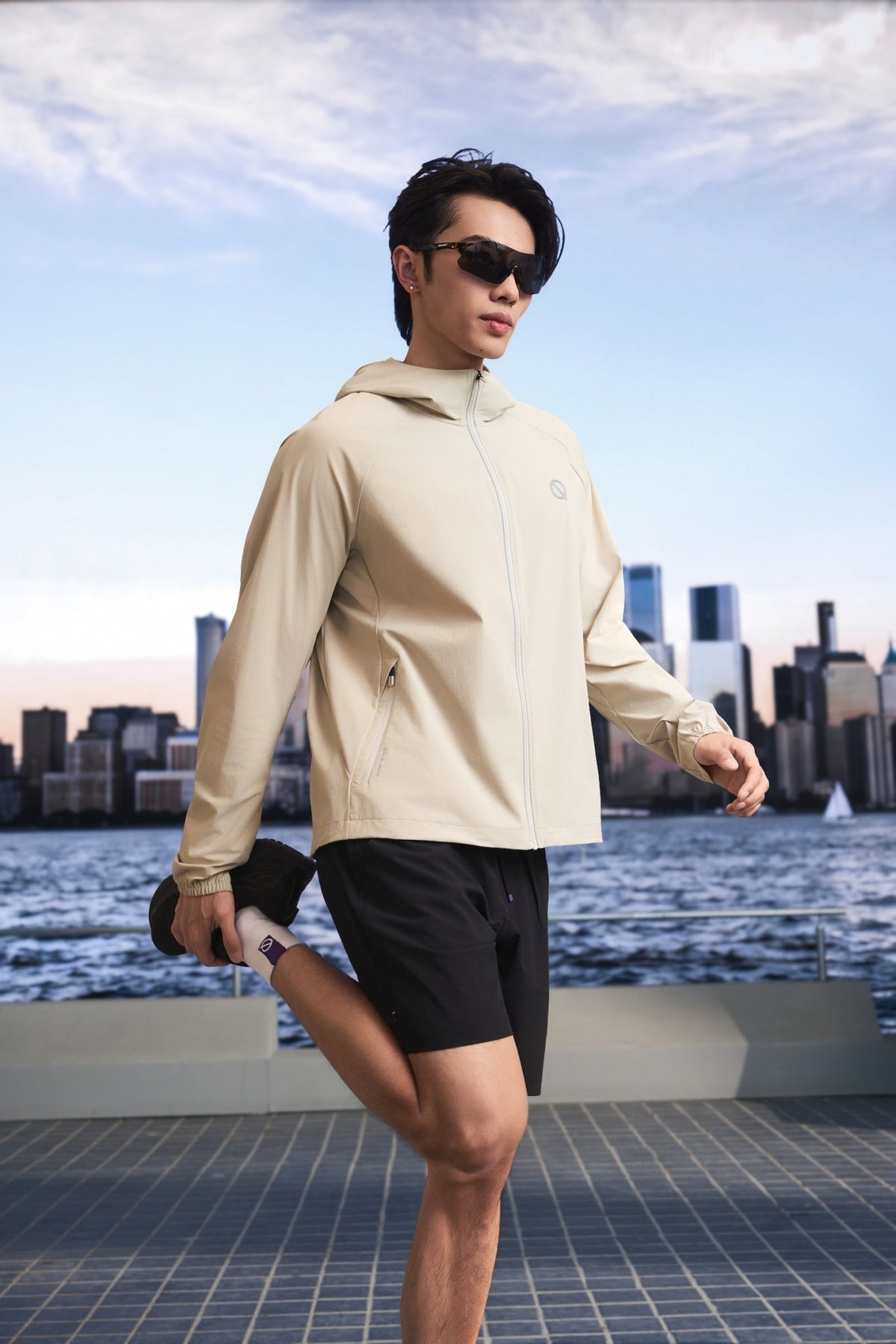 Windstep Men's Hooded Running Jacket - QK Running