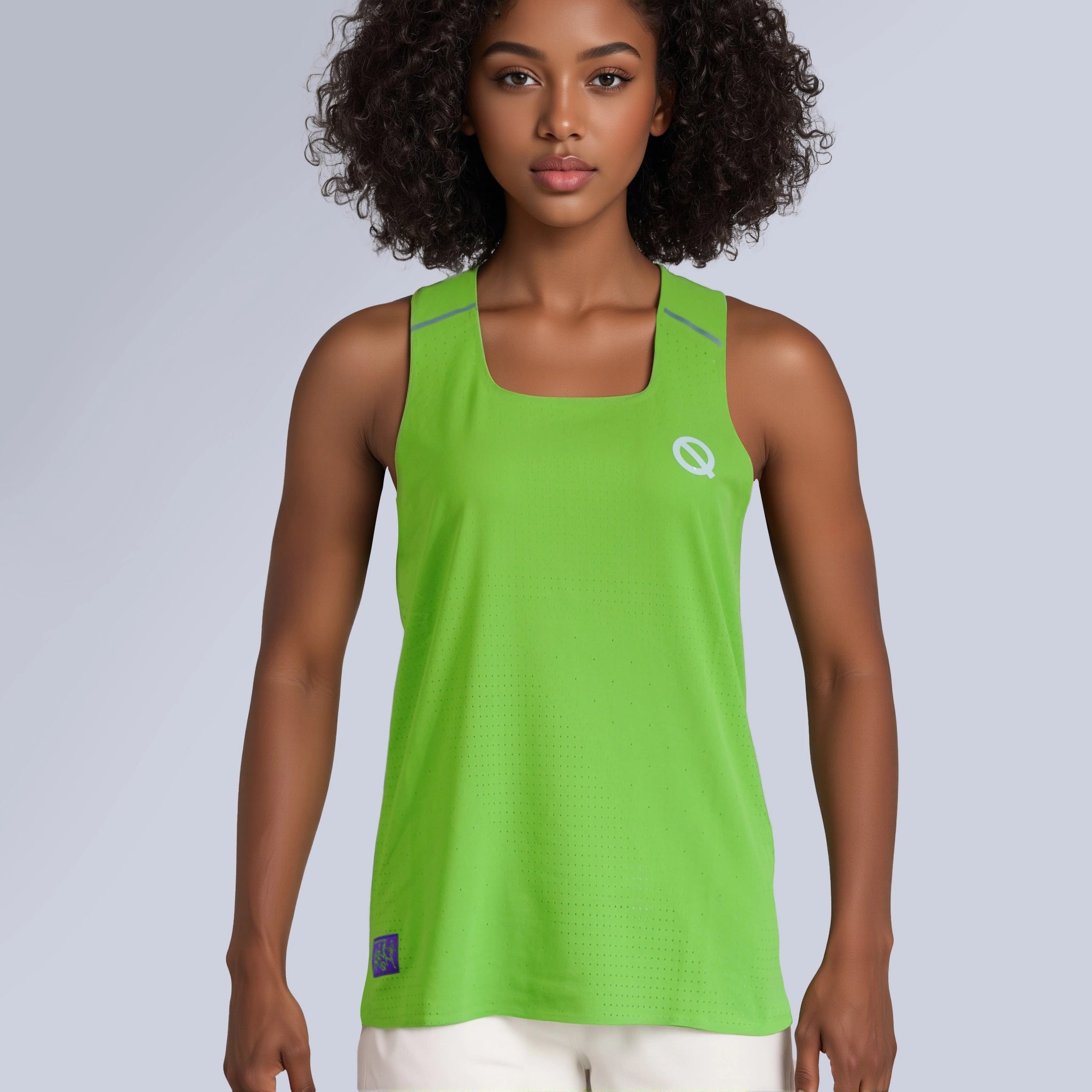 Women Sweat Master Tank lime green