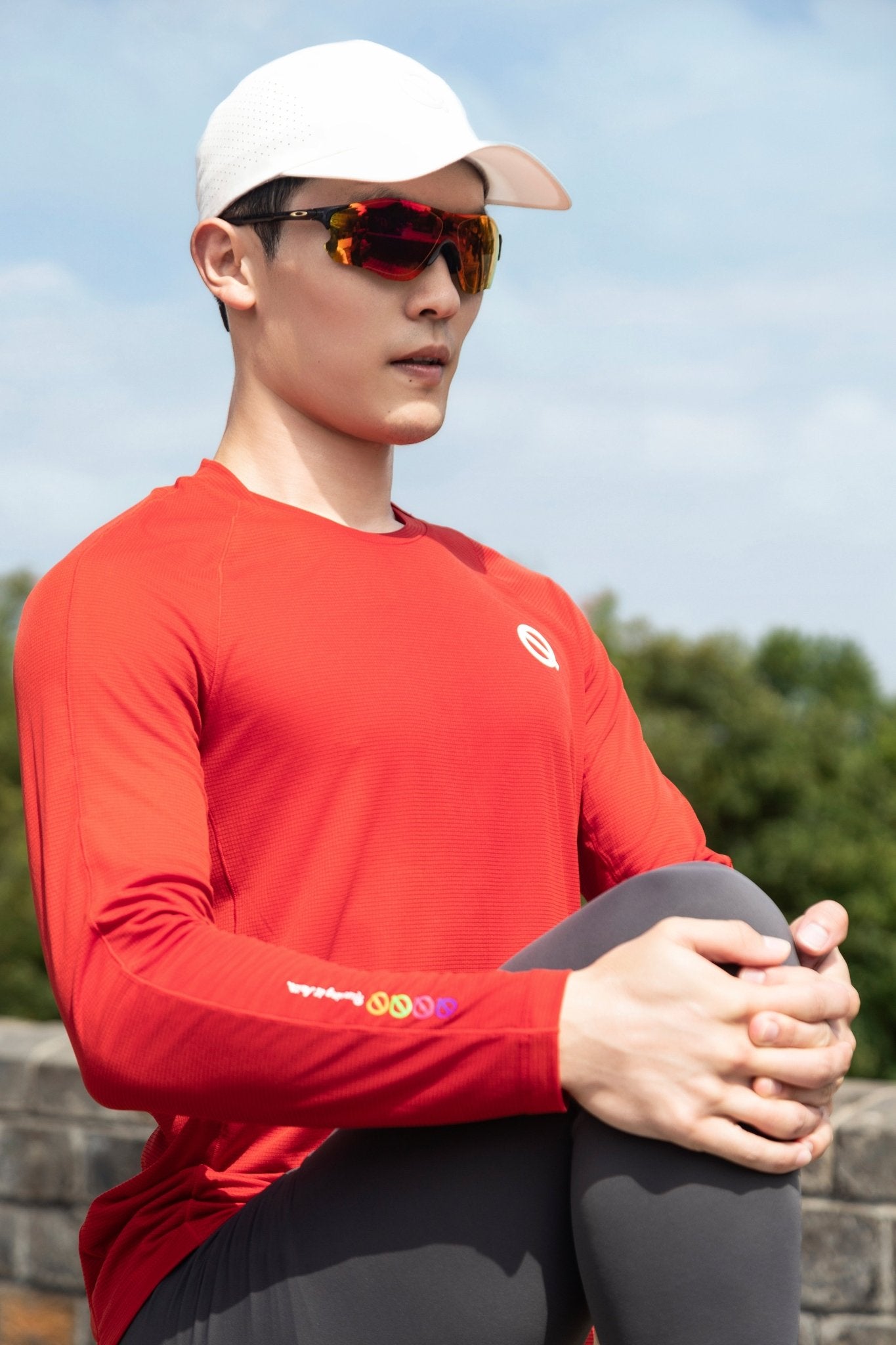 AirMesh Men's Long Sleeve Running T-Shirt - QK Running