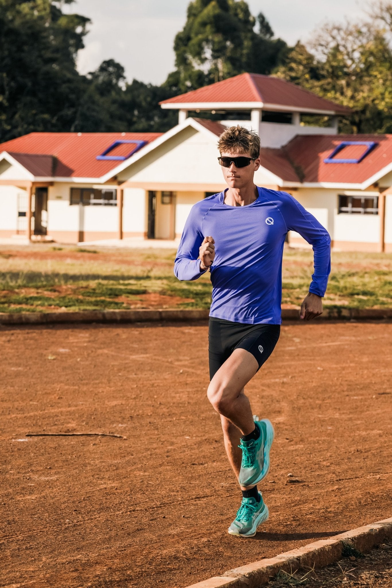 AirMesh Men's Long Sleeve Running T-Shirt - QK Running
