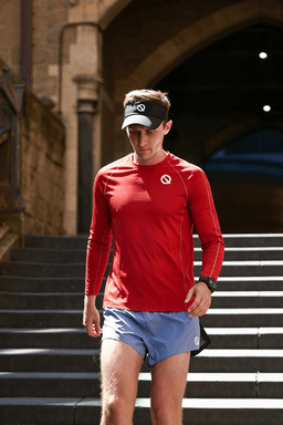 AirMesh Men's Long Sleeve Running T-Shirt - QK Running