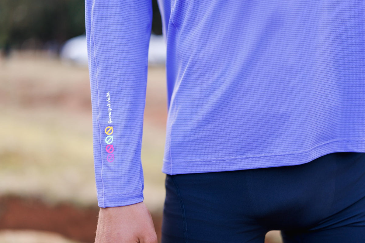 AirMesh Men's Long Sleeve Running T-Shirt - QK Running