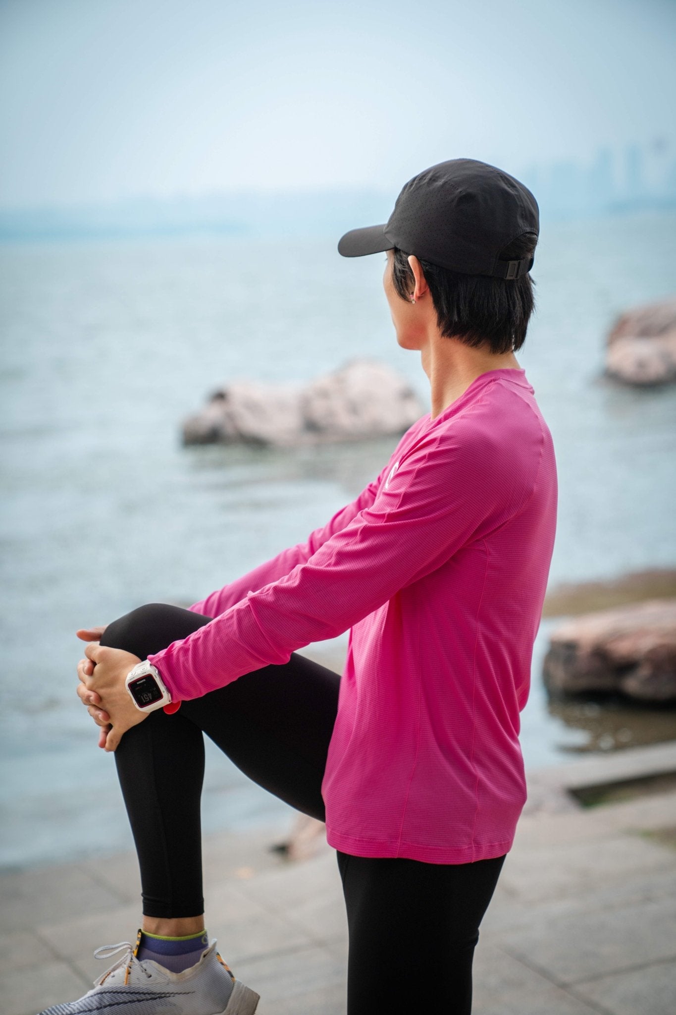 AirMesh Men's Long Sleeve Running T-Shirt - QK Running