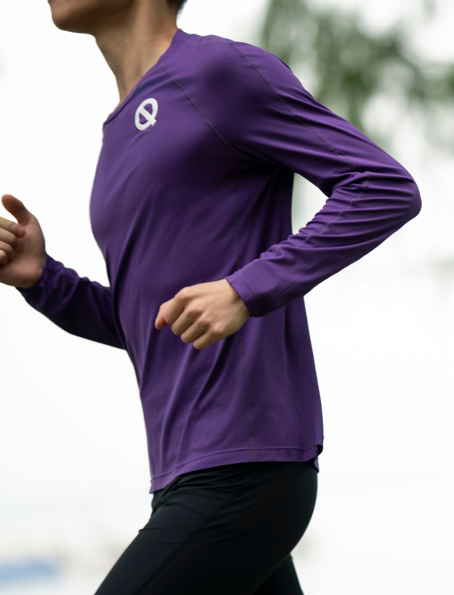 AirMesh Men's Long Sleeve Running T-Shirt - QK Running