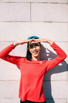 AirMesh Women's Long Sleeve Running T-Shirt - QK Running