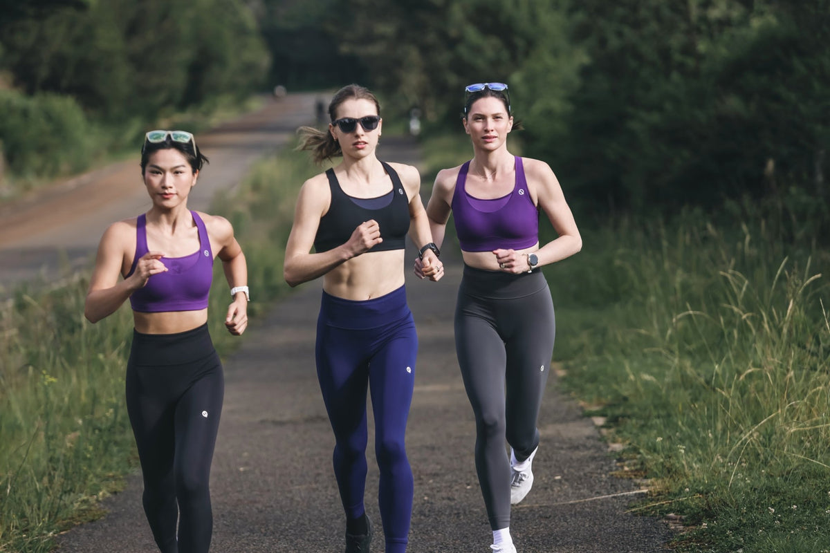BreezeFit Women's Sports Bras High Support - QK Running