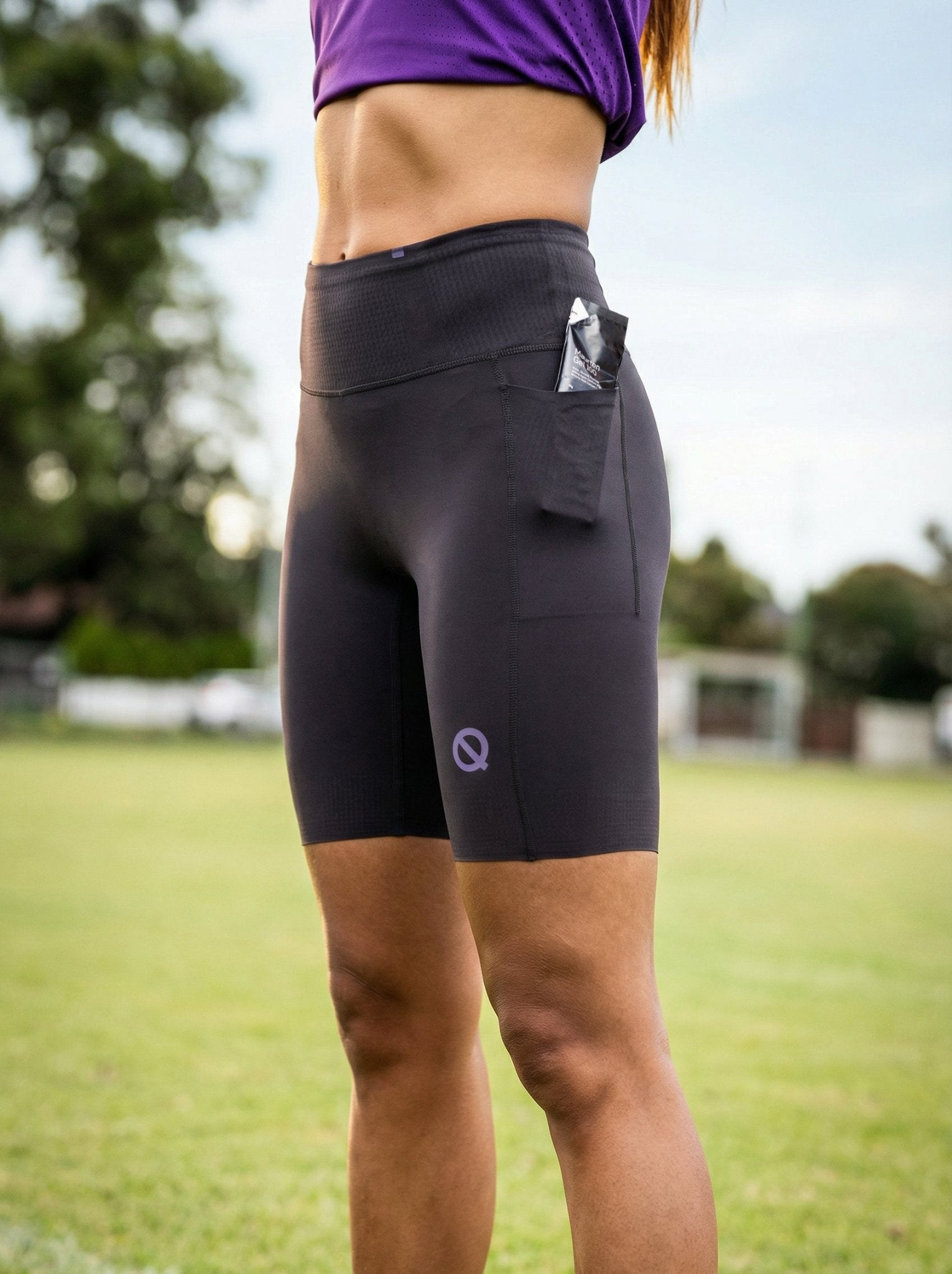 Elastic Monster Women's Max Pocket Running Half Tights - QK Running