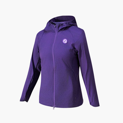QK women's WindShell lite jacket purple