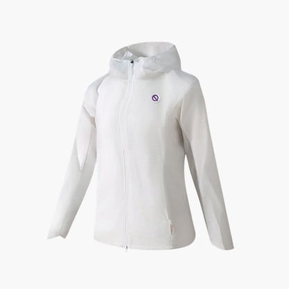 QK women's WindShell lite jacket white