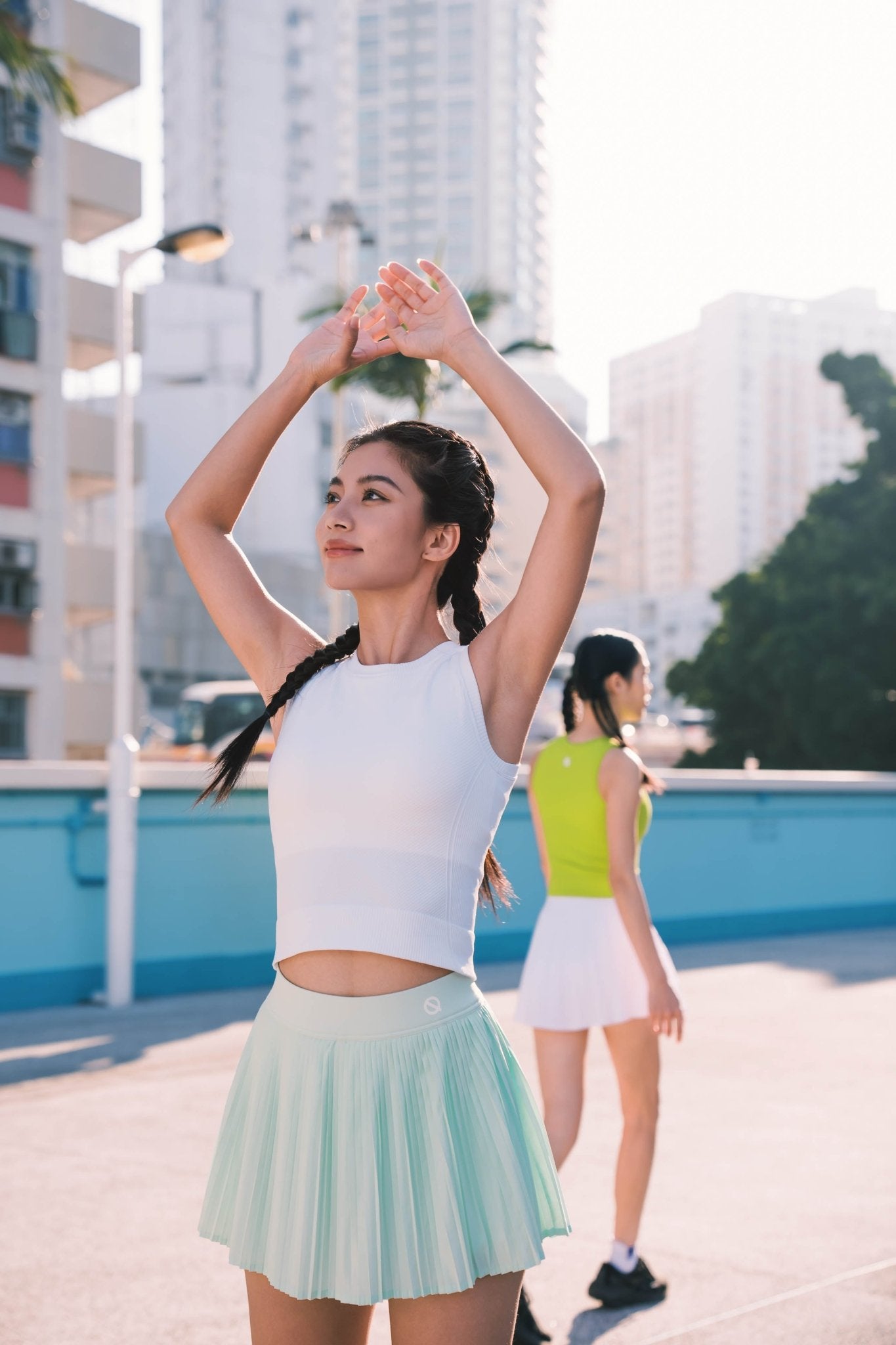 FreeFit Ribbed 2-in-1 Racerback Tank - QK Running