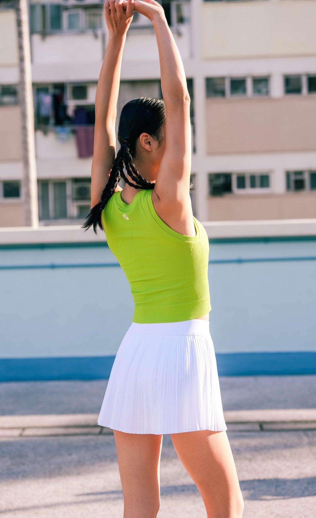 FreeFit Ribbed 2-in-1 Racerback Tank - QK Running
