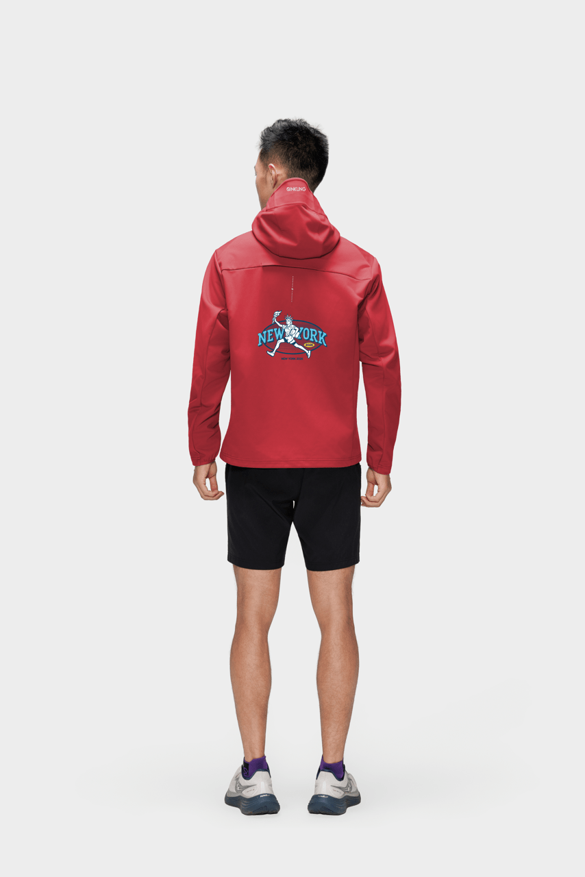 Inner Flow Men's Training Softshell Jacket New York Crossing ‘26 Edition - QK Running