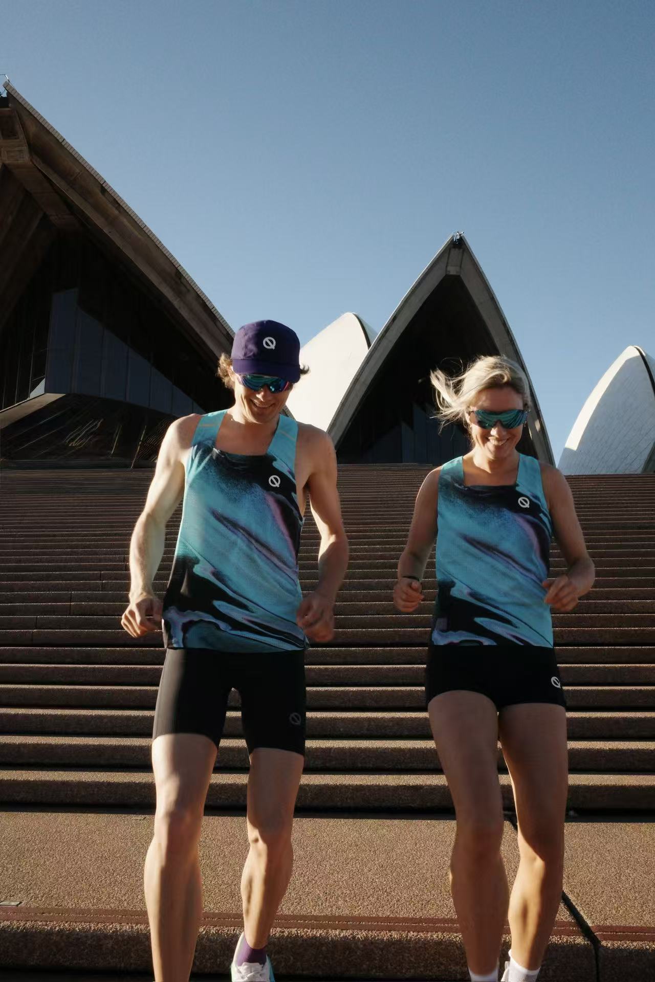 MasterWick Men's Race Singlet Sydney 2026 Limited Edition - Sydney Mirage - QK Running