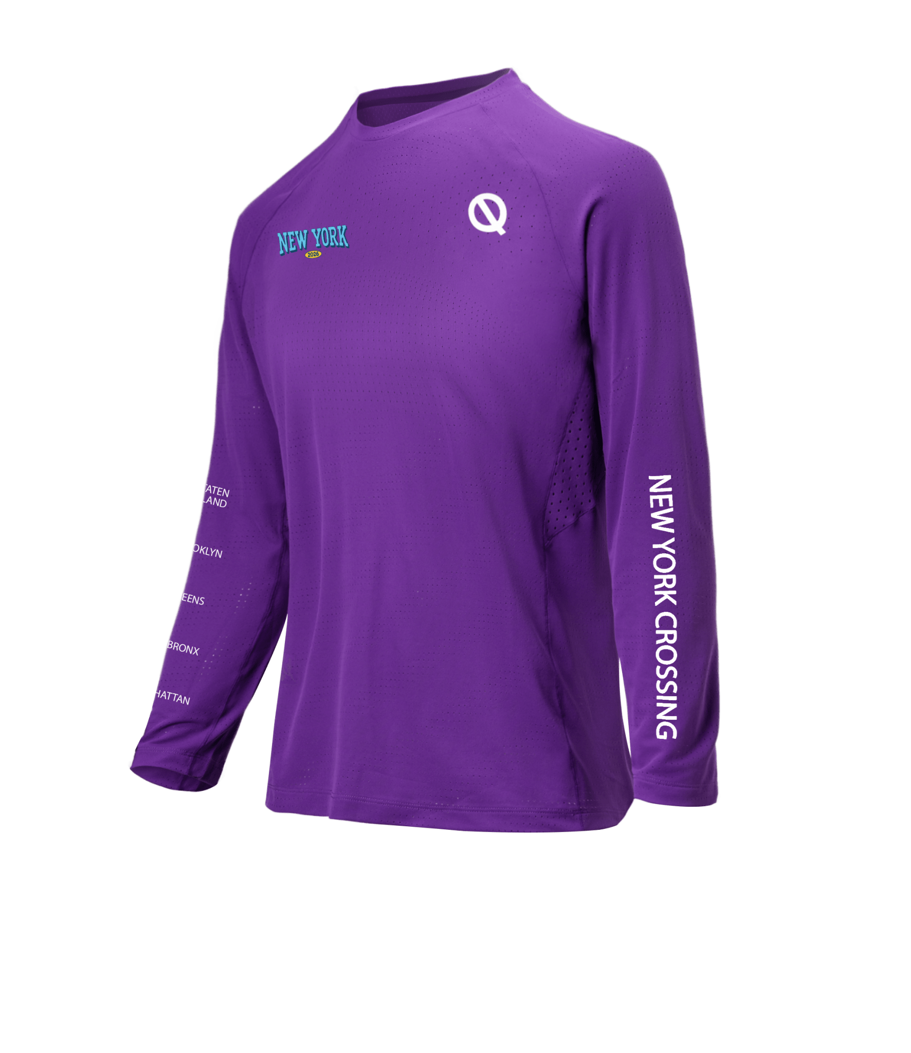 Masterwick Women's Long Sleeve Running T-Shirt New York Crossing '26 edition - QK Running