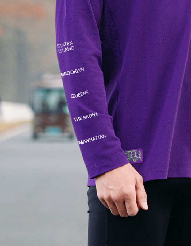 Masterwick Women's Long Sleeve Running T-Shirt New York Crossing '26 edition - QK Running