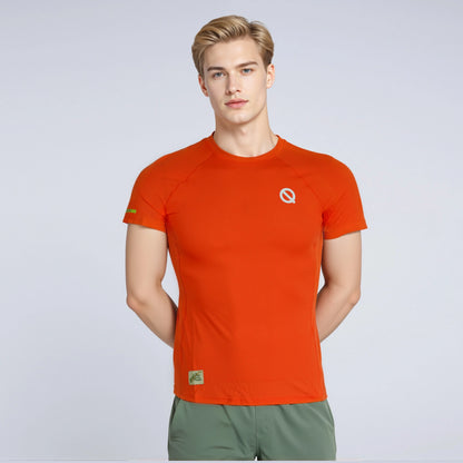 Men Air Mesh T-shirt purple color