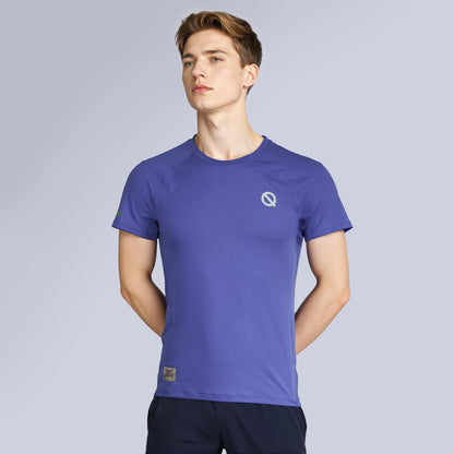 Men Air Mesh T-shirt periwinkle color