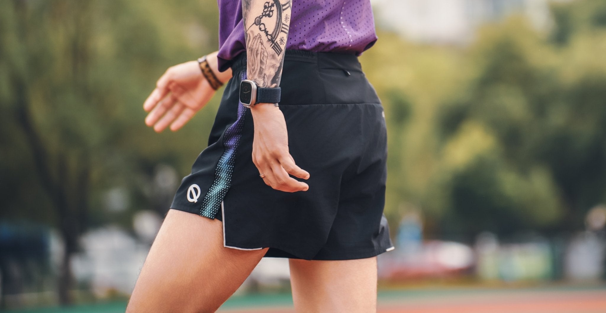 Phantom Men's Split Shorts 4" - QK Running