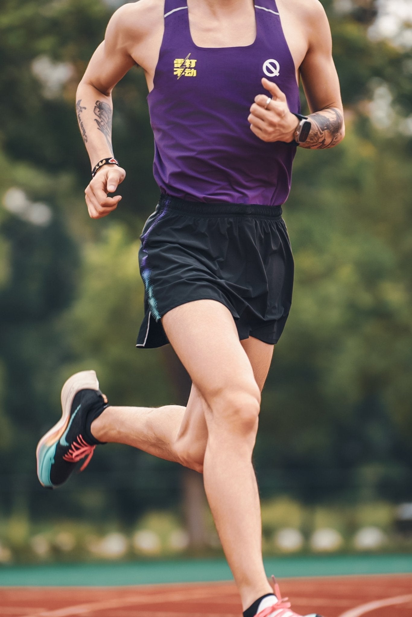 Phantom Men's Split Shorts 4" - QK Running