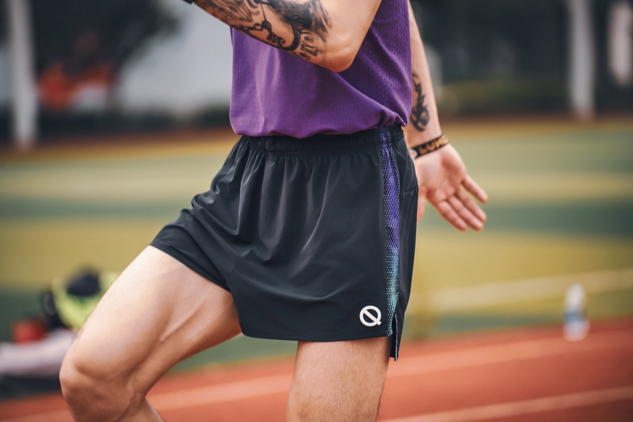 Phantom Men's Split Shorts 4" - QK Running