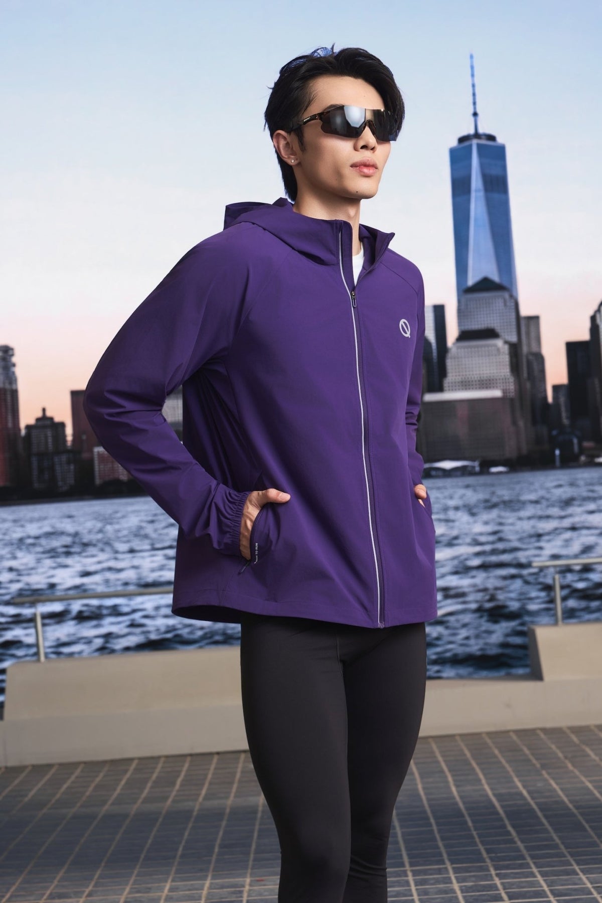 Windstep Men's Hooded Running Jacket - QK Running