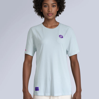 Women Air Mesh T-shirt white color