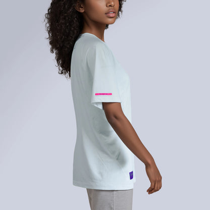 Women Air Mesh T-shirt white color