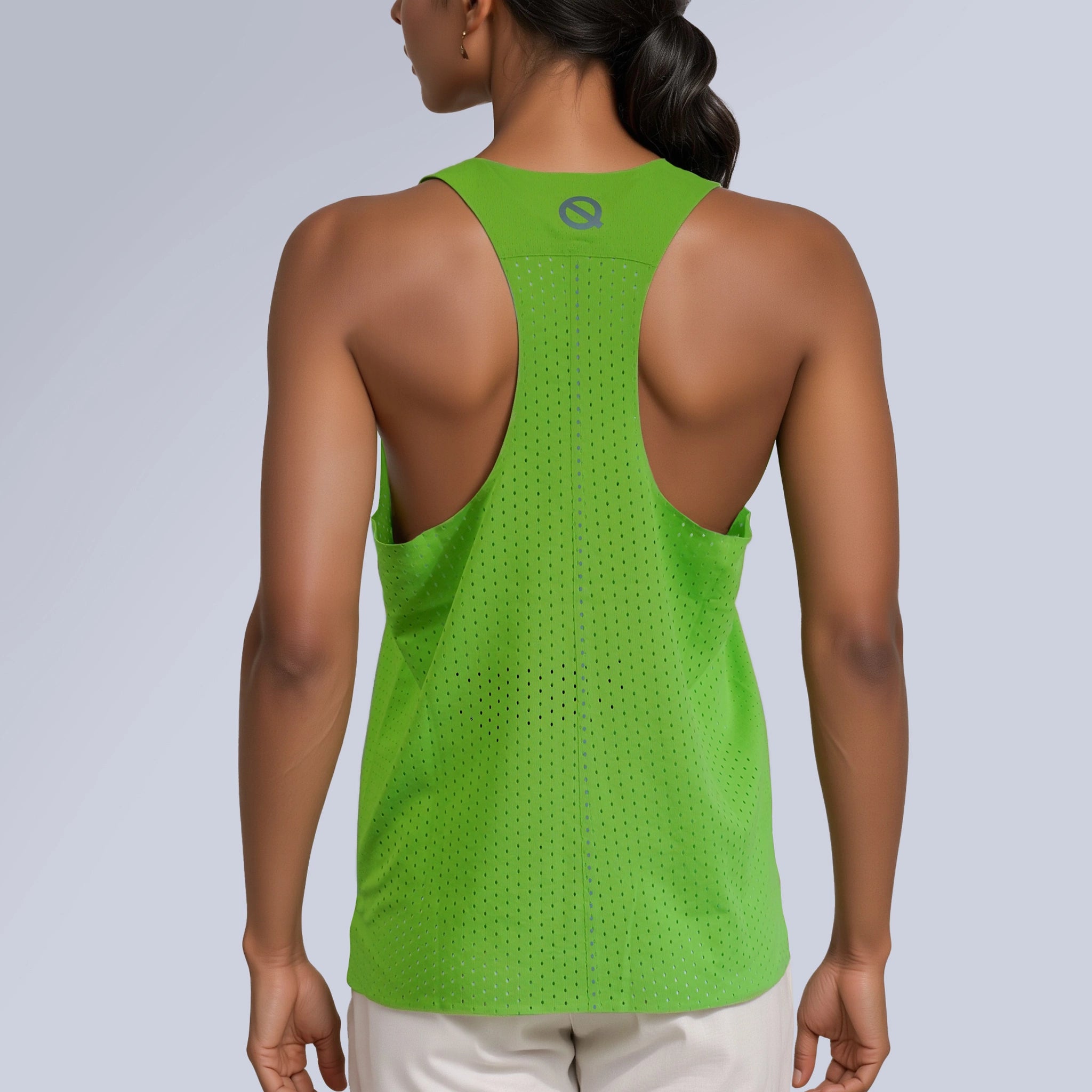 Women Sweat Master Tank lime green