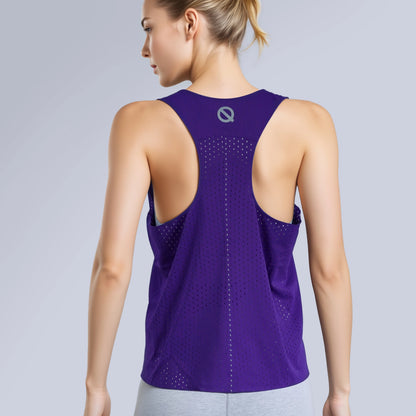 Women Sweat Master Tank purple